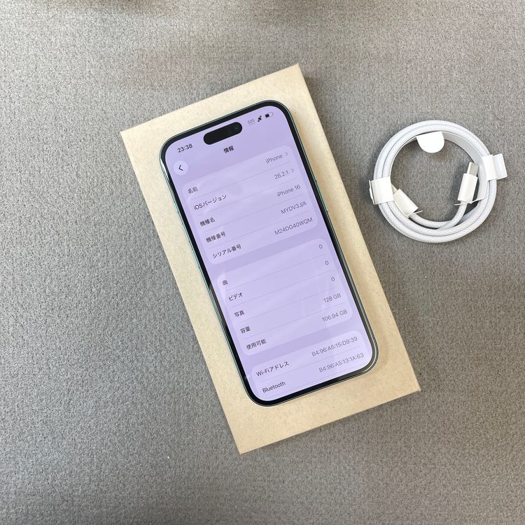 ����Ʊ�� iPhone 16 128GB �ƥ����� Apple�� SIM�ե꡼����̵��