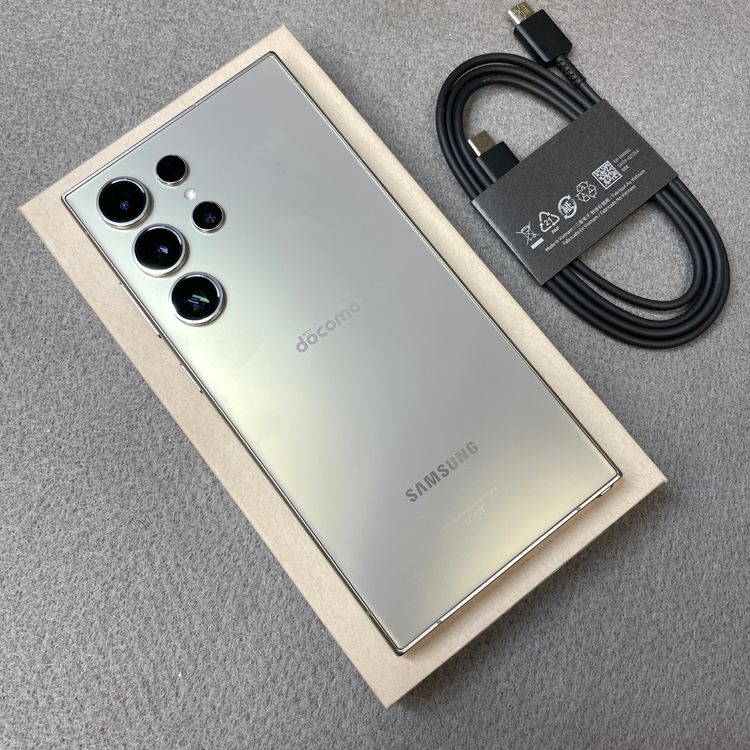 ����Ʊ�� Galaxy S24Ultra 256GB ���졼 �ɥ����� SIM�ե꡼ ����̵��