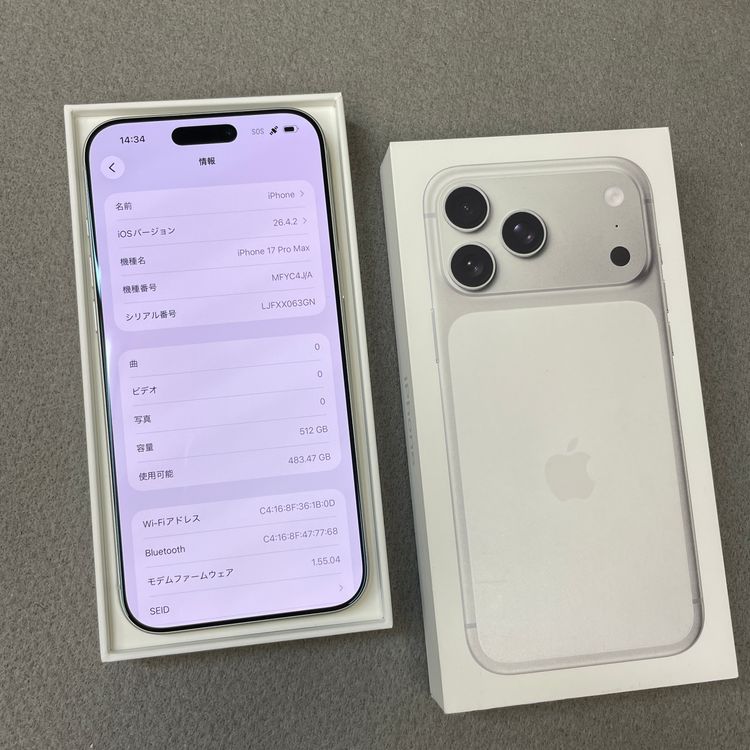 ����Ʊ�� iPhone 17 ProMax 512GB ����С� ������ SIM�ե꡼ ����̵��