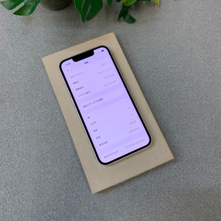 iPhone 13MiNi 128GB �ԥ� ������ SIM�ե꡼����̵��