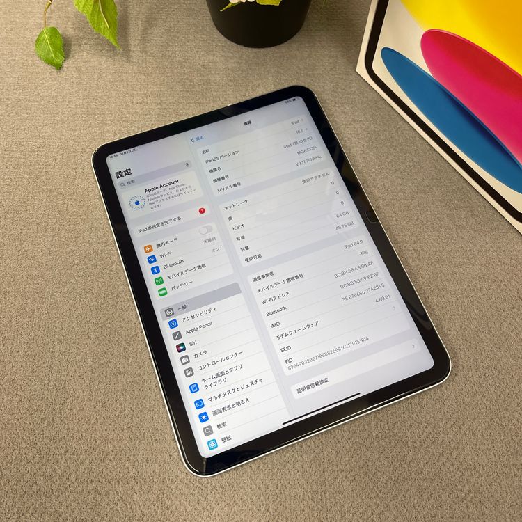 Ʊ iPad 10 64GB С Wi-Fi + Cellularǥ