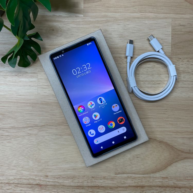 ����Ʊ�� Xperia 5 V SO-53D 128GB �֥롼 ����SIM�ե꡼ ����̵��