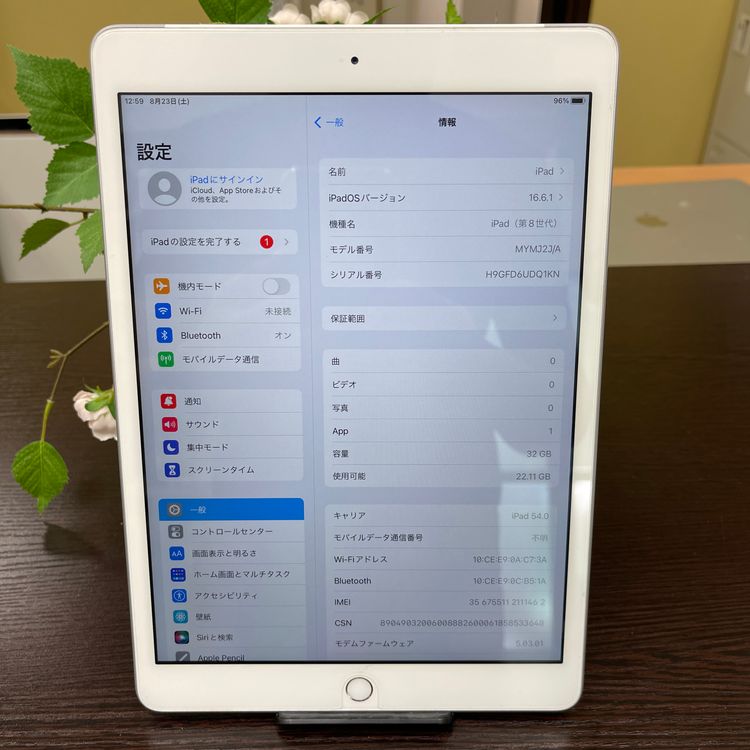 iPad(8) 32GB Wi-Fi + Cellularǥ SIMե꡼