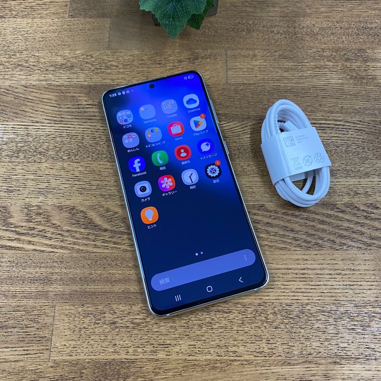 Galaxy S21 5G SC-51B 256GB �ۥ磻�� ����SIM�ե꡼ ����̵��