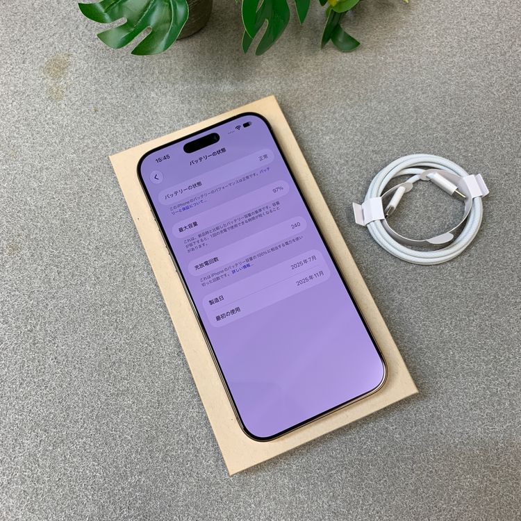 �Хåƥ꡼97% iPhone 16ProMax 256GB �ǥ����� Apple�� SIM�ե꡼