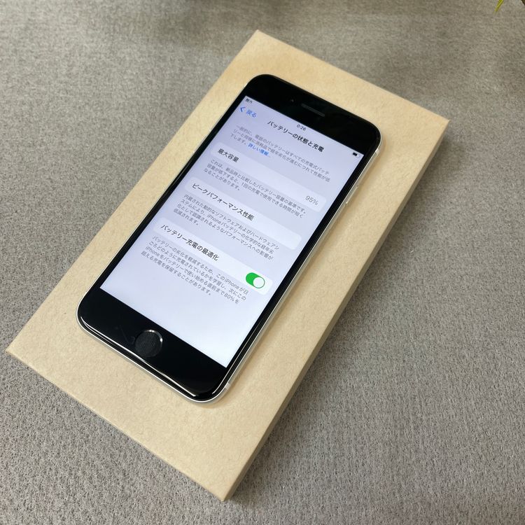 �Хåƥ꡼95% iPhone SE2 64Gb �ۥ磻�� ������SIM�ե꡼ ����̵�� 40713