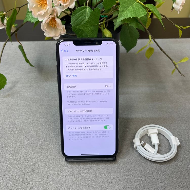 �Хåƥ꡼100% iPhone11 ProMax 256GB �ߥåɥʥ��ȥ��꡼�� SIM�ե꡼