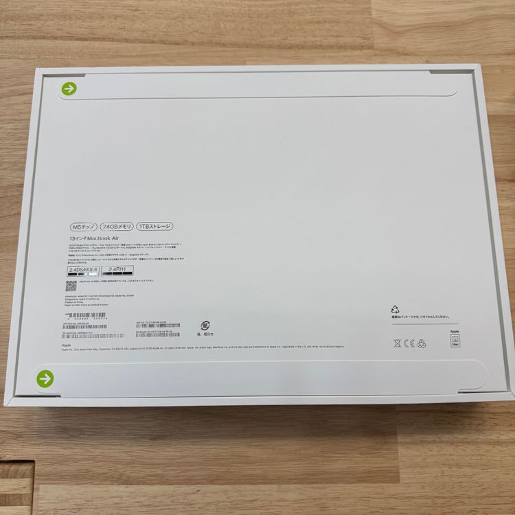 ���� MacBook Air 13����� M5 2026ǯ��ǥ�  24GB/1TB ����̵��