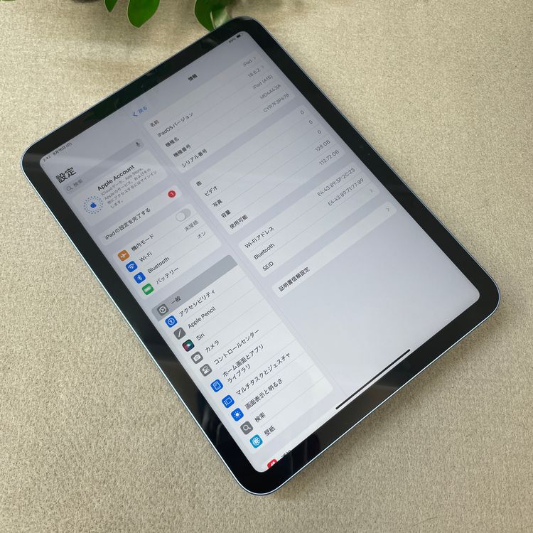 �Хåƥ꡼ 100% iPad A16 128GB �֥롼 WiFi�� ��ǥ� ����̵��