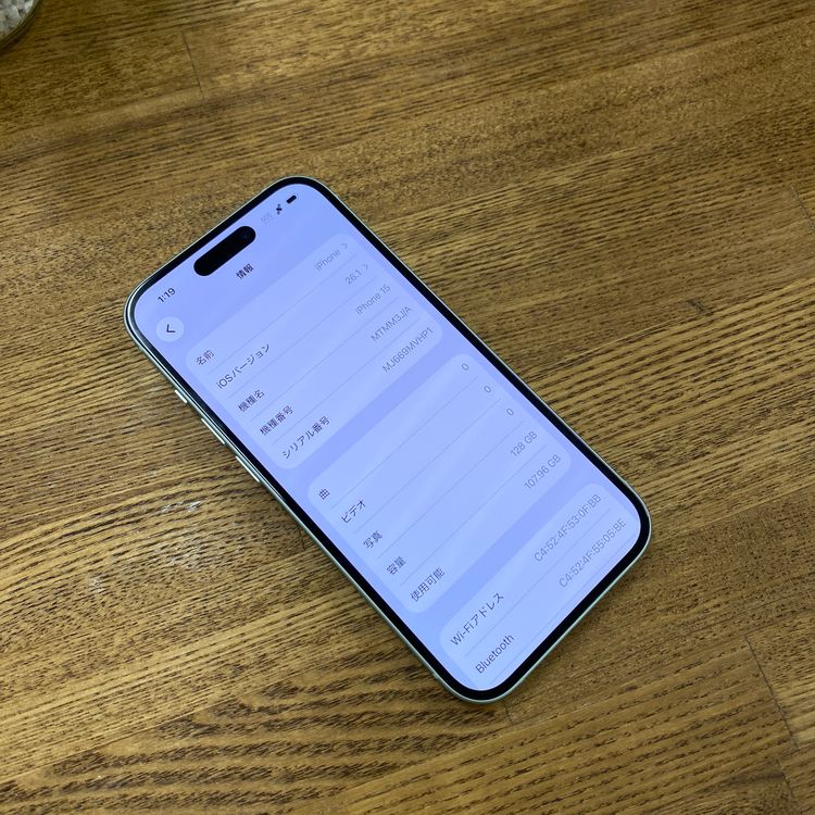 ����Ʊ�� iPhone 15 128GB ���꡼�� ������ SIM�ե꡼ ����̵��