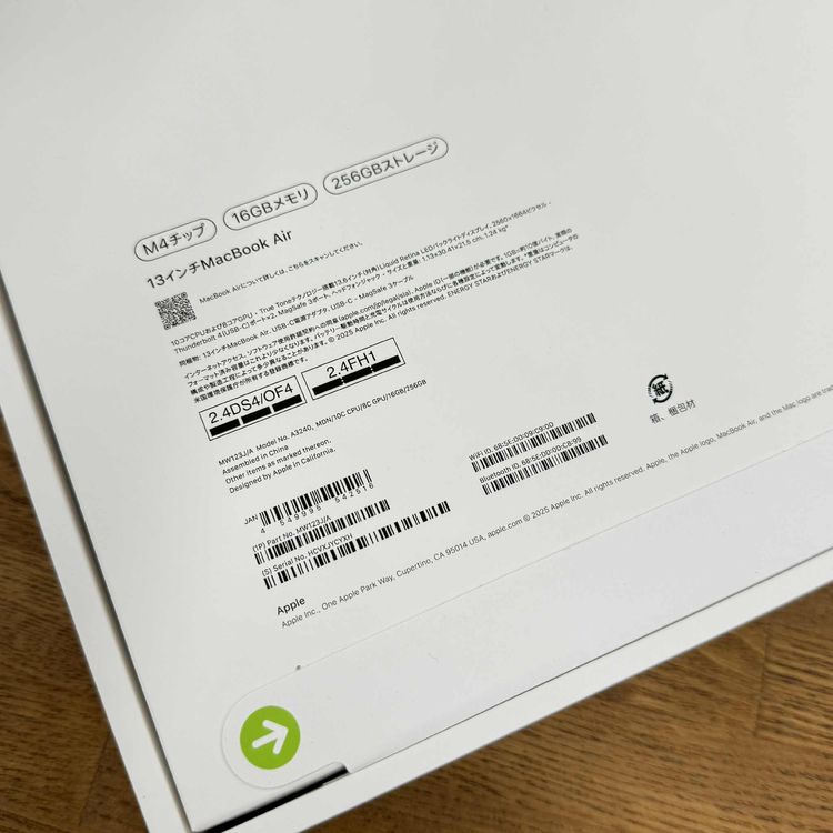 ʡ̤ MacBook Air 13 M4 å ߥåɥʥ ̵ YCYXH