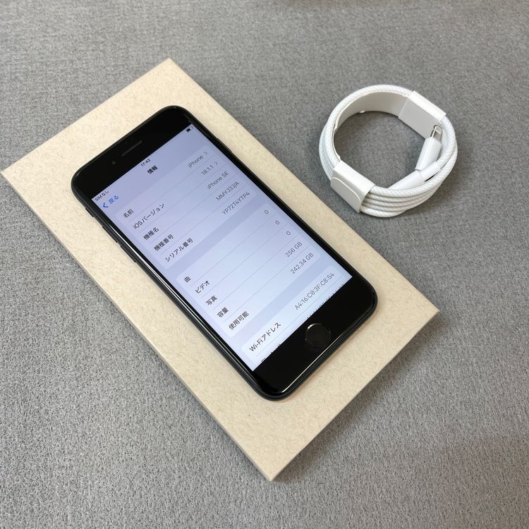 ����Ʊ�� iPhone SE�裳���� 256GB �ߥåɥʥ��� ������ SIM�ե꡼����̵��