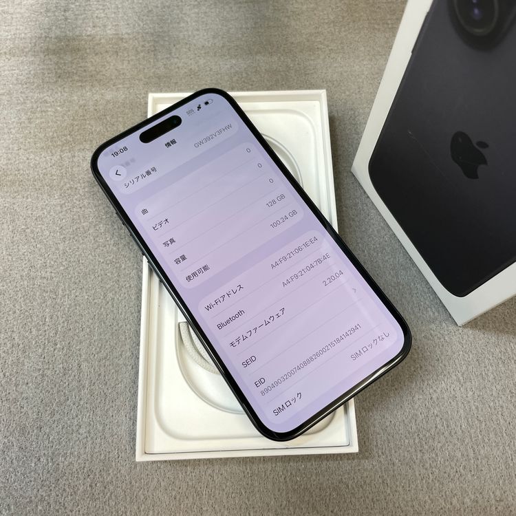 ����Ʊ�� iPhone16 128GB �֥�å� ������ SIM�ե꡼ ����̵��
