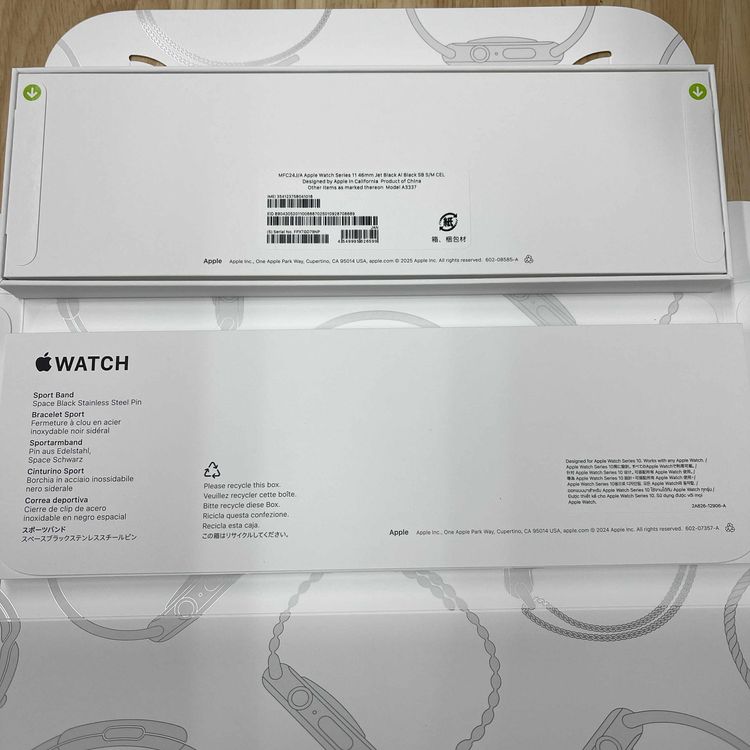 新品未開封Apple Watch Series 11 46mm ジェットブラック  41018