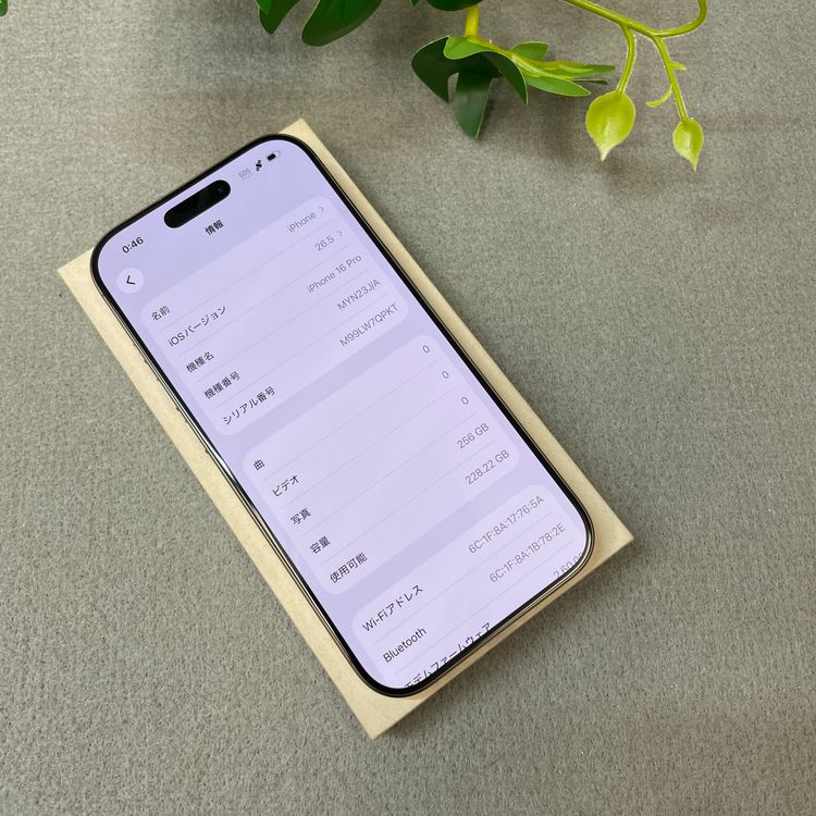 �Хåƥ꡼91% iPhone 16Pro 256GB �ǥ����� ������ SIM�ե꡼����̵��