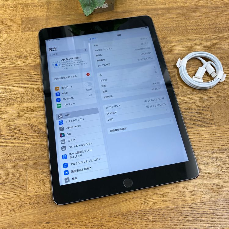 ����Ʊ�� iPad9 10.2����� 64GB ���ڡ������쥤 Wi-Fi��ǥ롡����̵��