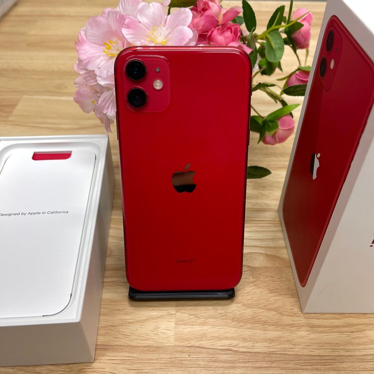iPhone 11 128GB レッド  国内SIMフリー 送料無料
