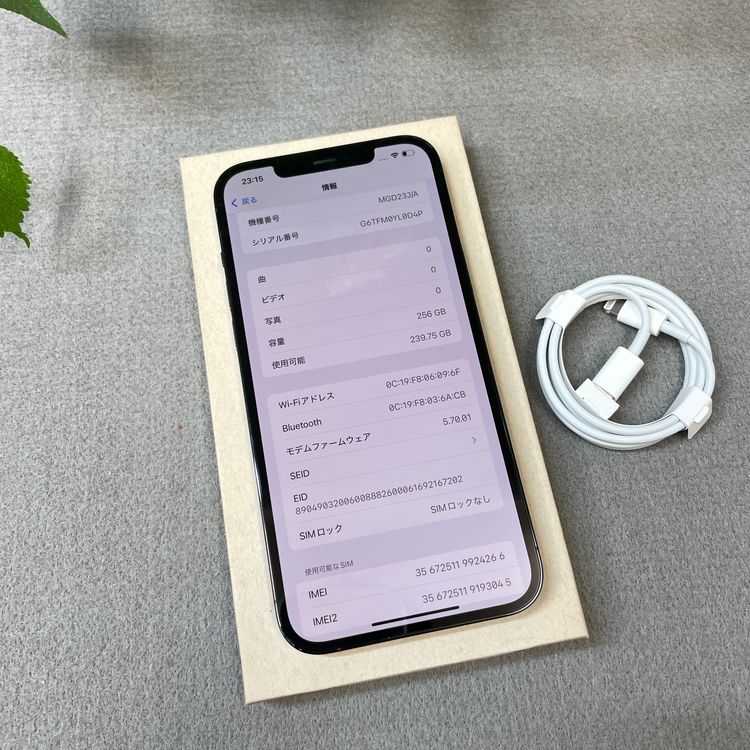 iPhone12 Pro Max 256Gb �ѥ��ե��å��֥롼 ����SIM�ե꡼ ����̵��