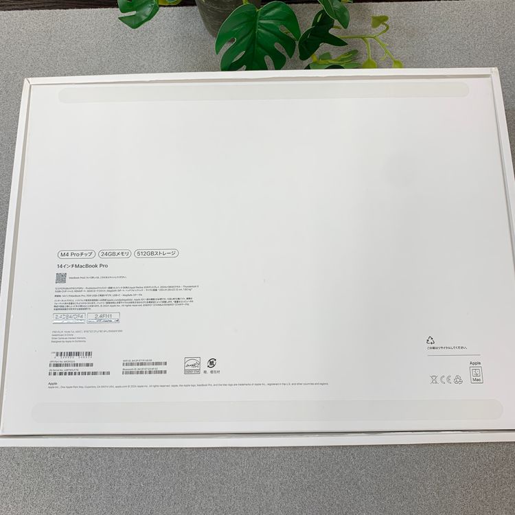 �Хåƥ꡼100% MacBook Pro 14����� 2024 M4Pro 24GB 512GB