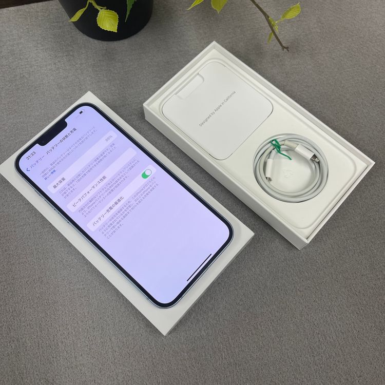 �Хåƥ꡼ 89% iPhone 14Plus 256GB �֥롼������SIM�ե꡼����̵��