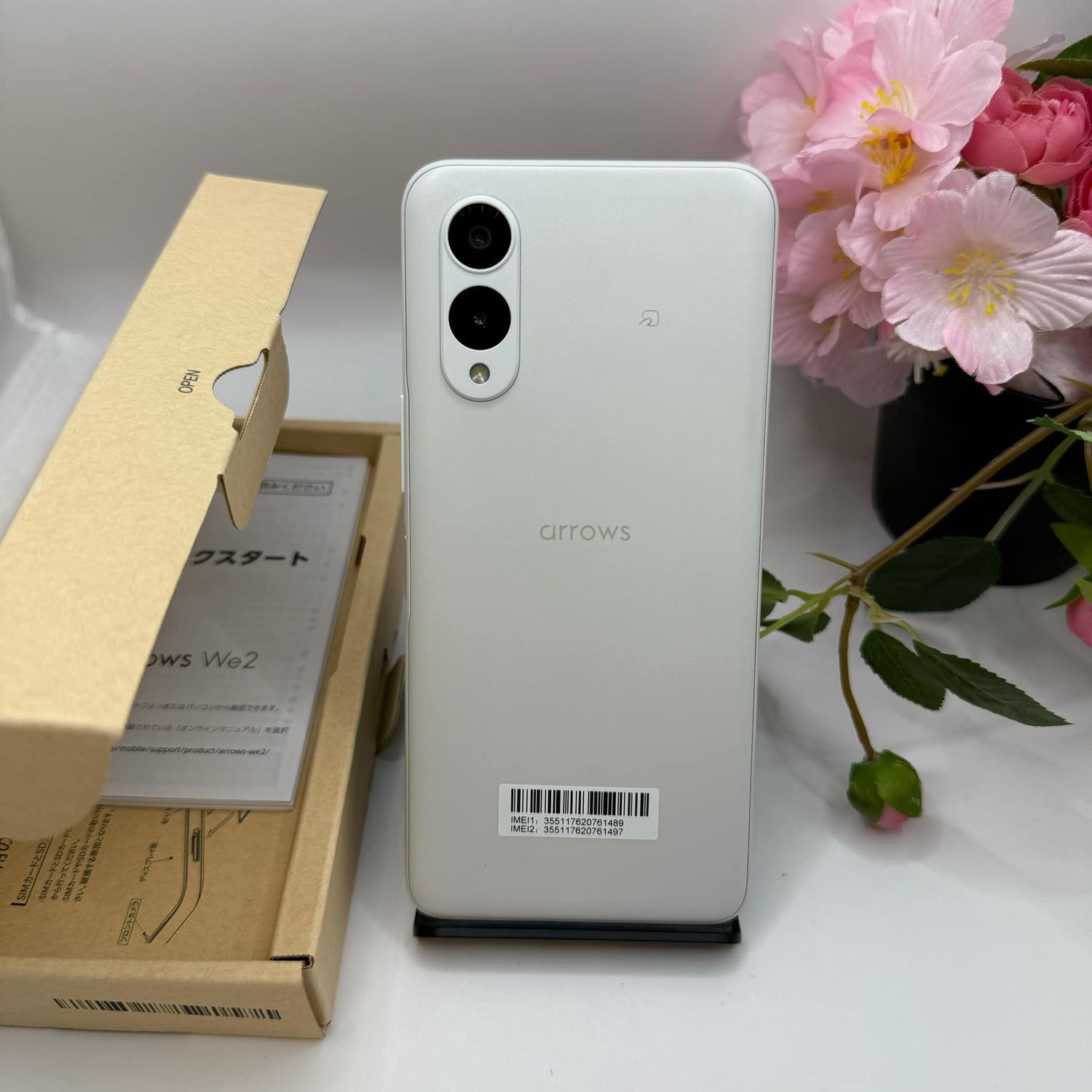 ホワイト新品未使用品arrows We2 SIMフリー SoftBank 602 ムスビー|未使用品 Arrows We2 ミストホワイト SIMフリー