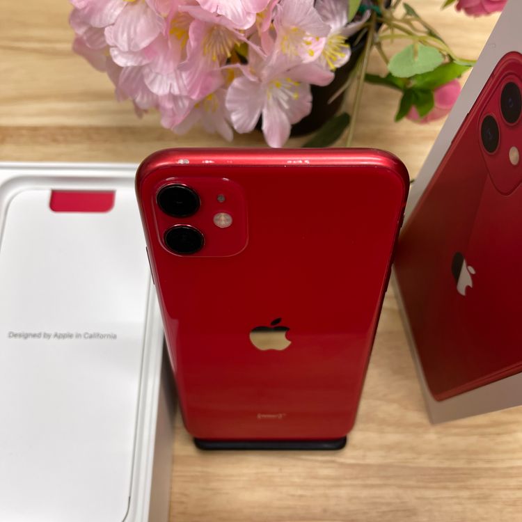 iPhone 11 128GB レッド  国内SIMフリー 送料無料