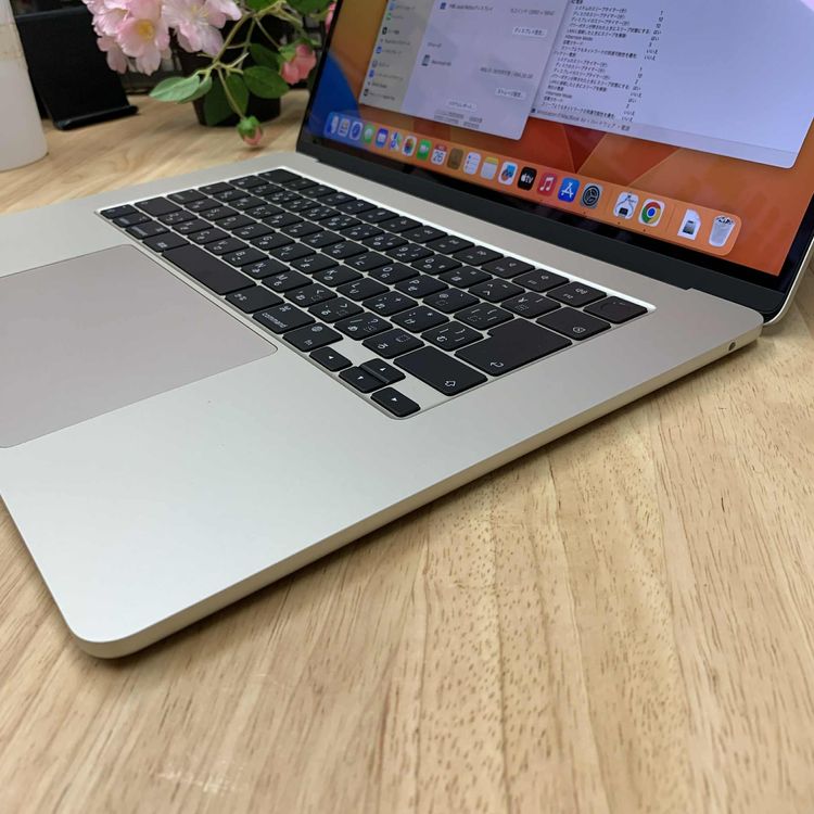 新品同様 MacBook Air 15インチ M2 スターライト 2023年 送料無料 409D6