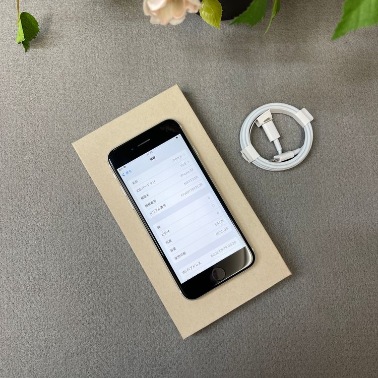 ���� iPhone SE2 64Gb �ۥ磻�� ������ SIM�ե꡼ ����̵�� 33201