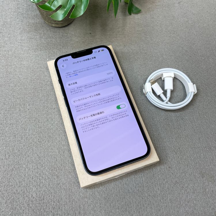 �Хåƥ꡼ 100�� iPhone14 �ߥåɥʥ��� 128GB ����SIM�ե꡼ ����̵��