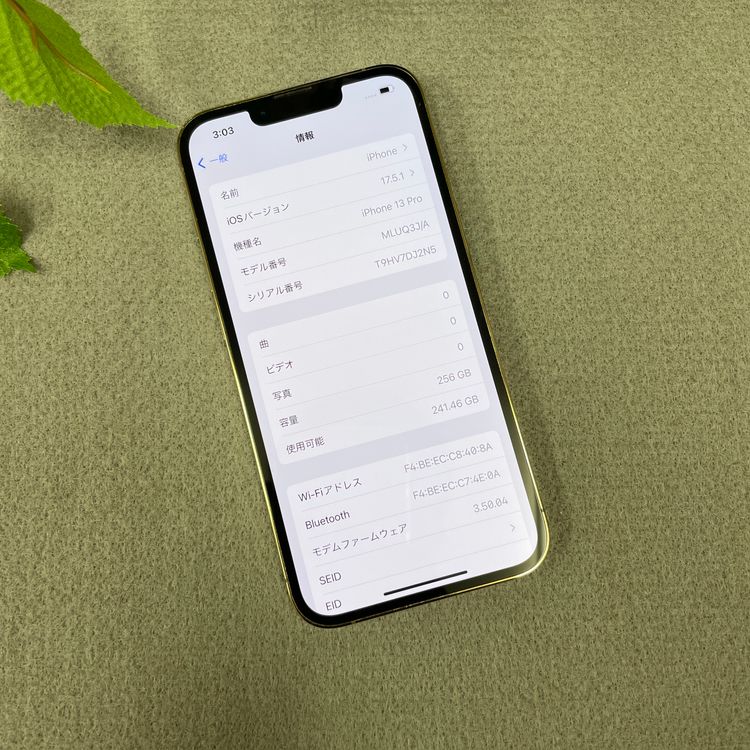 iPhone 13Pro 256GB  SIMե꡼ ̵