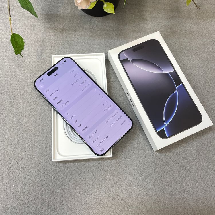 iPhone 16ProMax 256GB �֥�å� ������ SIM�ե꡼����̵��