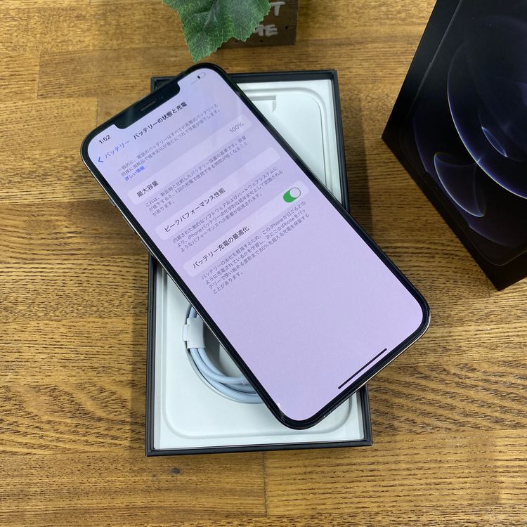 �Хåƥ꡼ 100%iPhone 12ProMax 128Gb  ����SIM�ե꡼ ����̵��