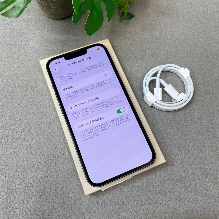 �Хåƥ꡼ 100�� iPhone13 �ߥåɥʥ��� 128GB ����SIM�ե꡼ ����̵��