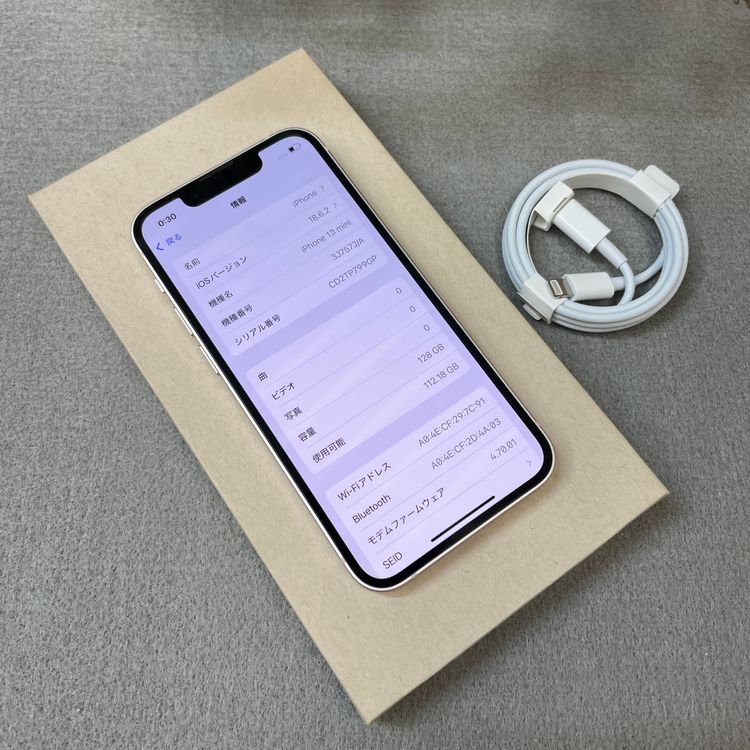 �Хåƥ꡼ 100% iPhone 13MiNi 128GB �ԥ� ������ SIM�ե꡼����̵��