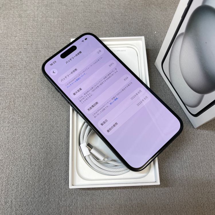 ����Ʊ�� iPhone15 128GB �֥�å������� SIM�ե꡼ ����̵��