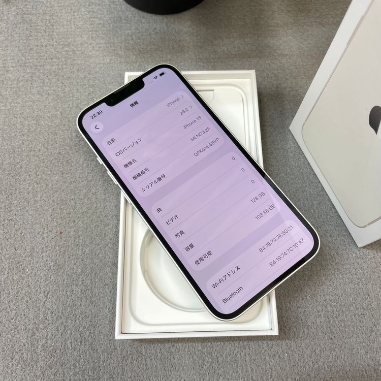 iPhone 13 128GB �������饤�ȹ����� SIM�ե꡼ ����̵��