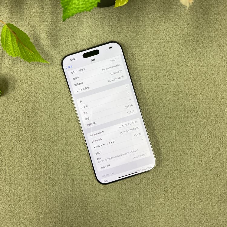 iPhone16ProMax 1TB ʥSIMե꡼̵