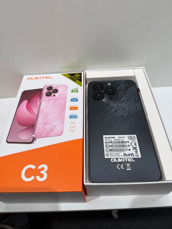 ����̤���� OUKITEL C3 Black 64GB �������Х��� SIM�ե꡼