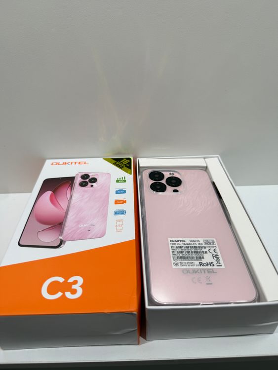 ����̤���� OUKITEL C3 Pink 64GB �������Х��� SIM�ե꡼