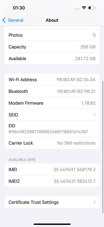 ��� iPhone15 Pro Blue Titanium 256GB �Хåƥ꡼84% 1702