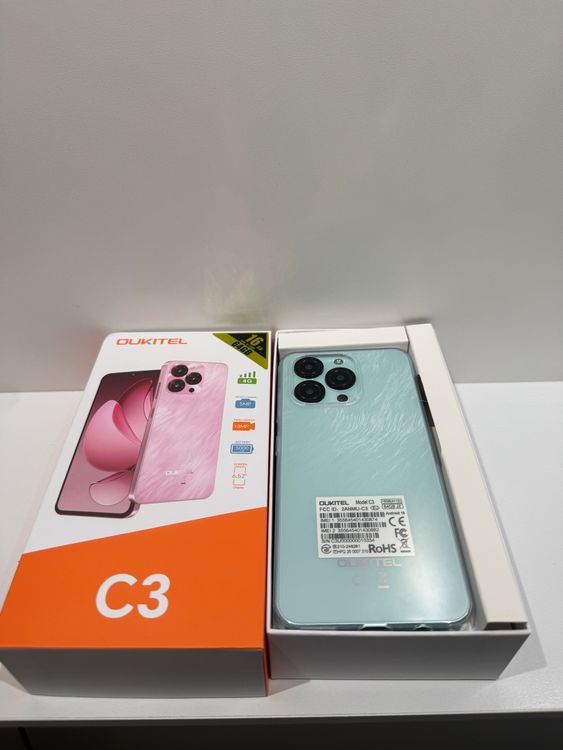 ���ʡ�̤���� OUKITEL C3 Blue �������Х��� SIM�ե꡼ 12GB+64GB