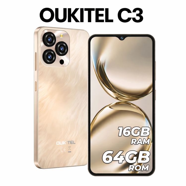 ���ʡ�̤���� OUKITEL Gold C3 �������Х��� SIM�ե꡼ 12GB+64GB