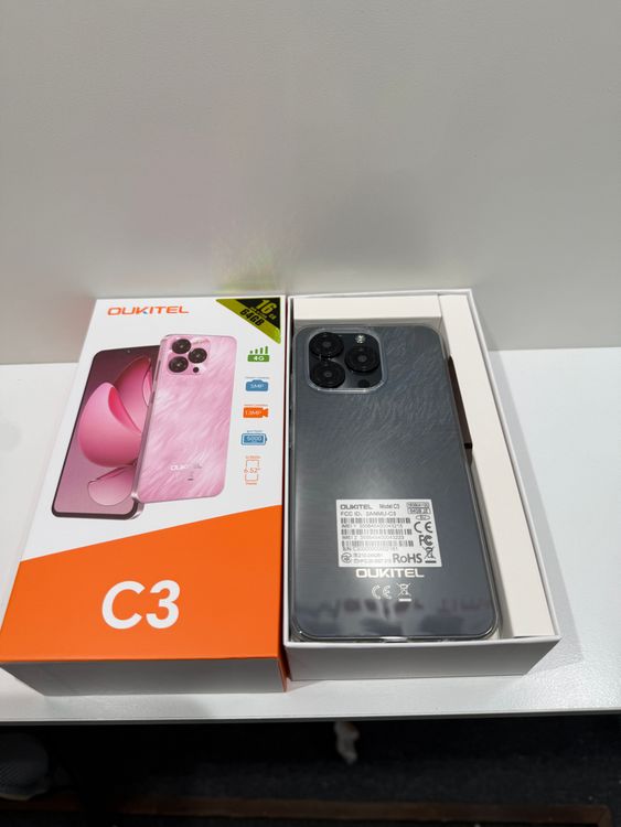 ����̤���� OUKITEL C3 Black 64GB �������Х��� SIM�ե꡼