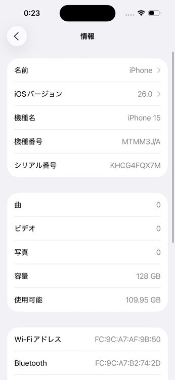 iPhone 15 Green 128GB SIMåѤ MTMM3J/A