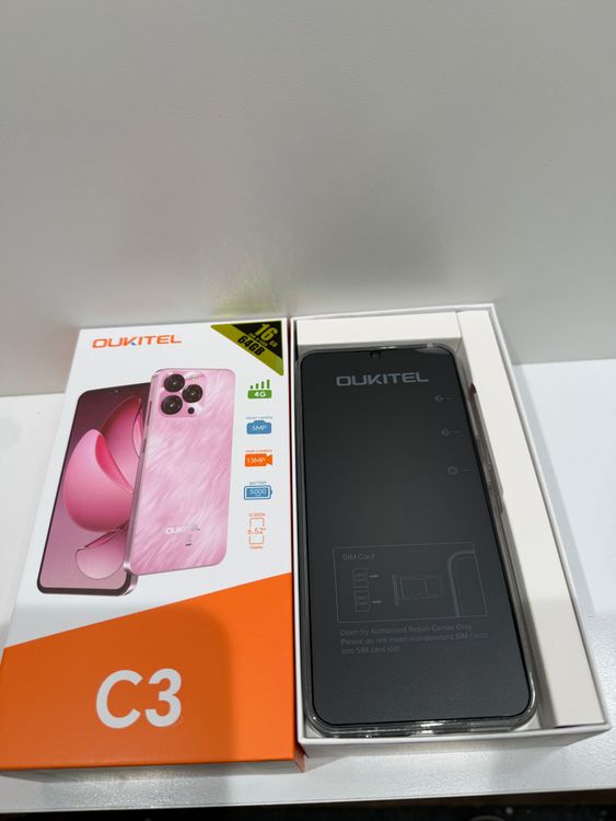 ����̤���� OUKITEL C3 Black 64GB �������Х��� SIM�ե꡼