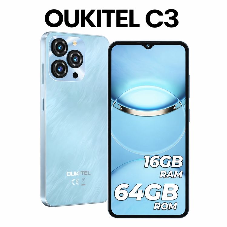 ���ʡ�̤���� OUKITEL C3 �������Х��� SIM�ե꡼ 12GB+64GB