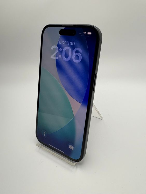 iPhone 15 AU SIM���å�����Ѥ� Black 128GB �Хåƥ꡼85%