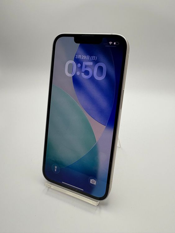 iPhone 14 AU SIM���å�����Ѥ� Starlight 128GB �Хåƥ꡼83%