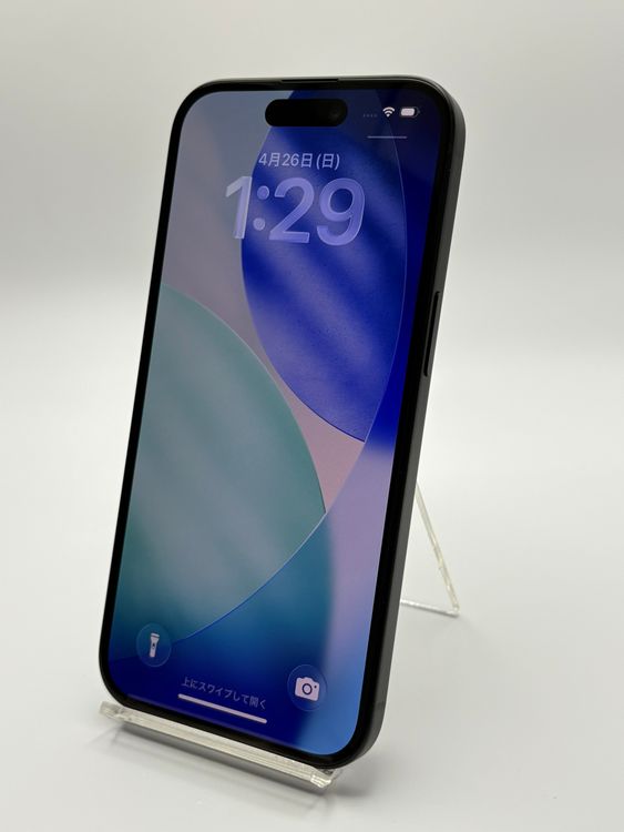 iPhone 15 SIM�ե꡼ Black 128GB �Хåƥ꡼90% ���A �������å��դ�