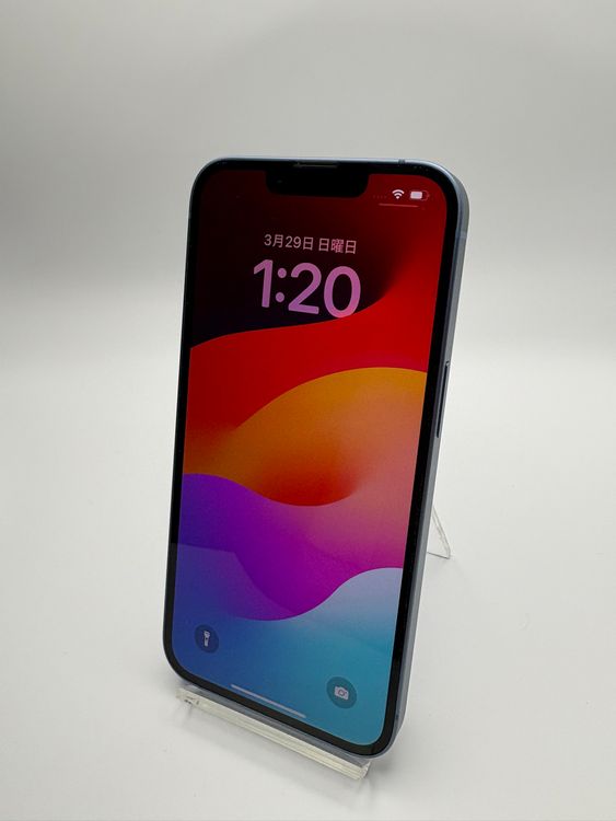 iPhone 14 DOCOMO SIM���å�����Ѥ� Blue 128GB �Хåƥ꡼85%